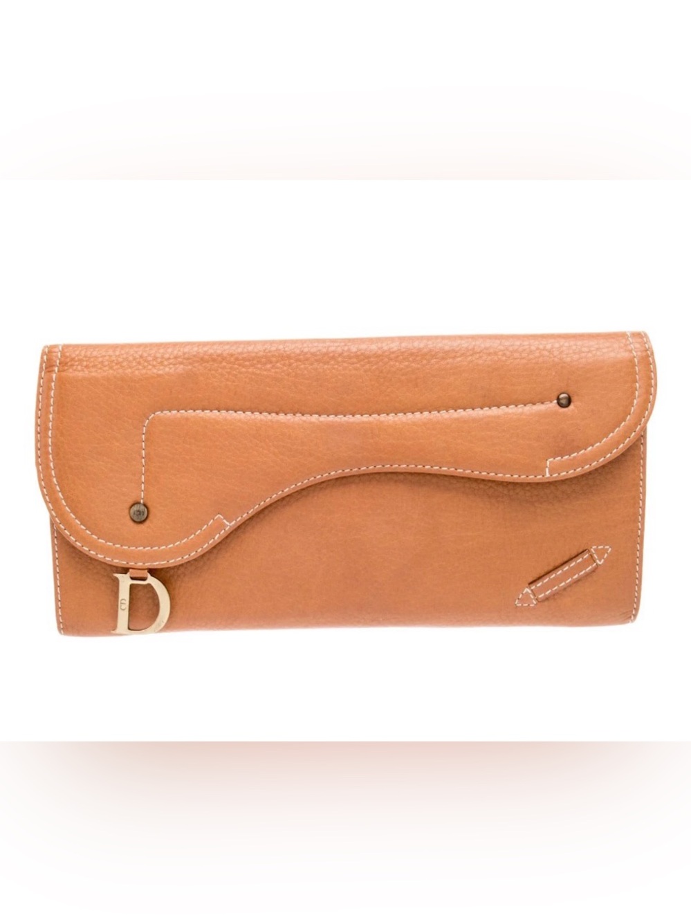 Christian Dior Saddle long continental tri fold wallet
